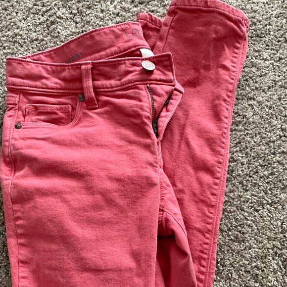 Loft 4P modern skinny pink jeans - Picture 4 of 4